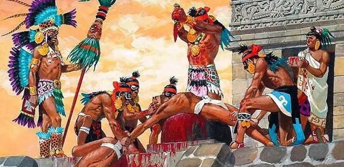 El método de sacrificio de los mayas en sus rituales religiosos-2